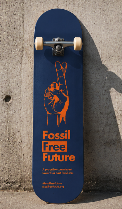 Fossil Free Future — skateboard